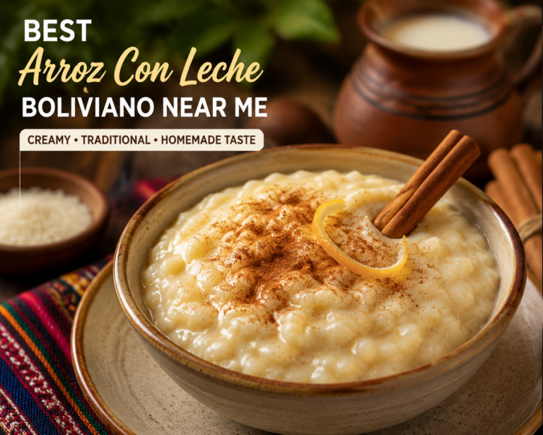 Best Arroz Con Leche Boliviano Near Me