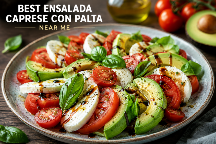 Best Ensalada Caprese Con Palta Near Me