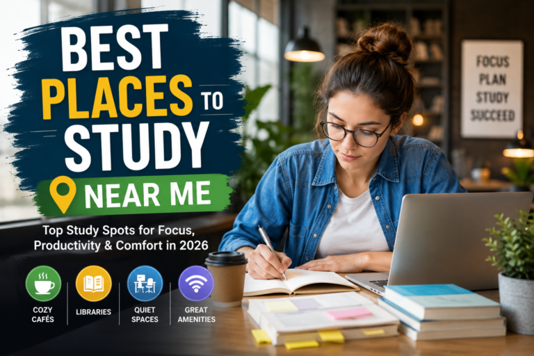 best places to study near me