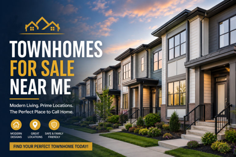 Townhomes for Sale Near Me