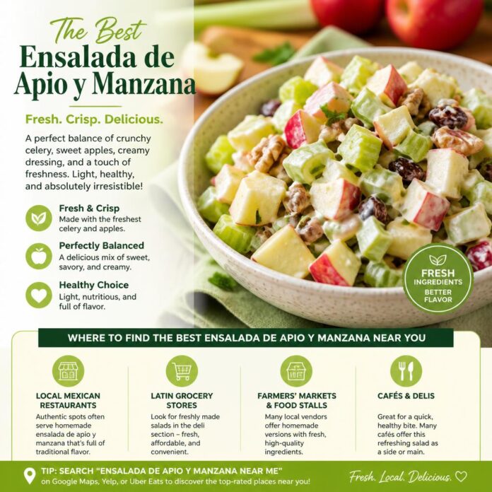 Best Ensalada de Apio y Manzana Near Me
