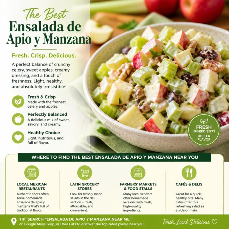 Best Ensalada de Apio y Manzana Near Me
