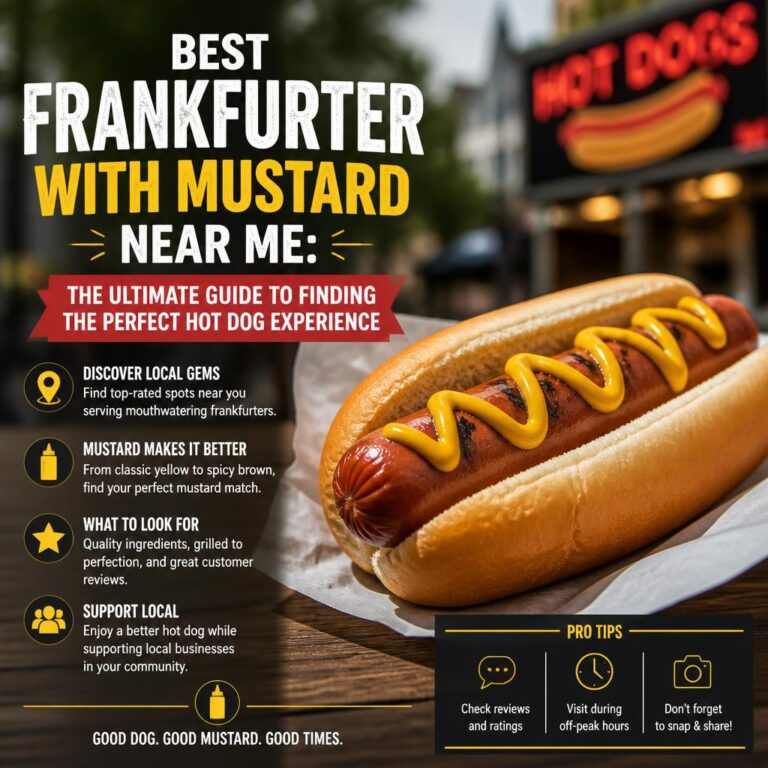 Best Frankfurter With Mustard Near Me