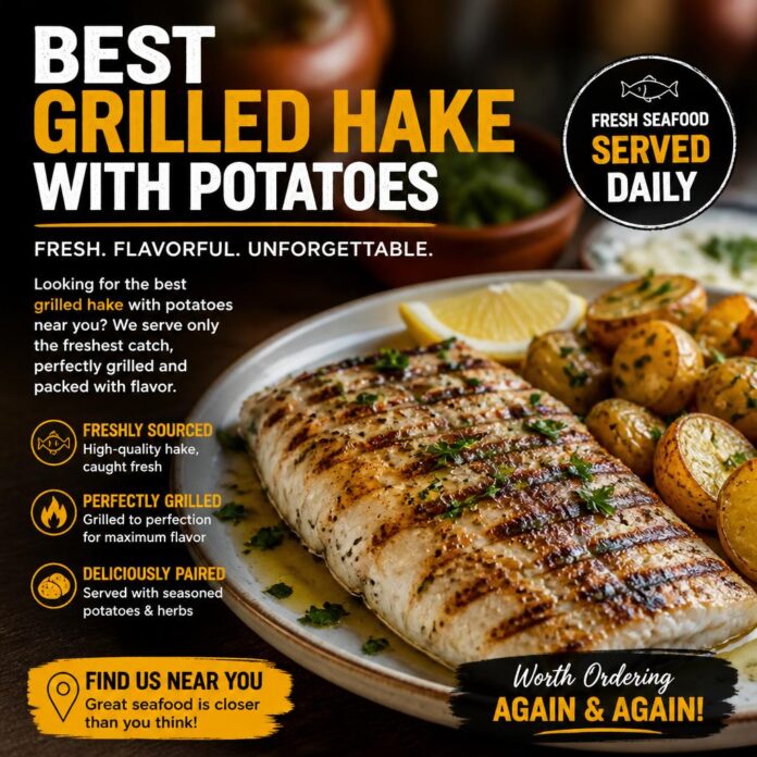 Best Grilled Hake With Potatoes Near Me