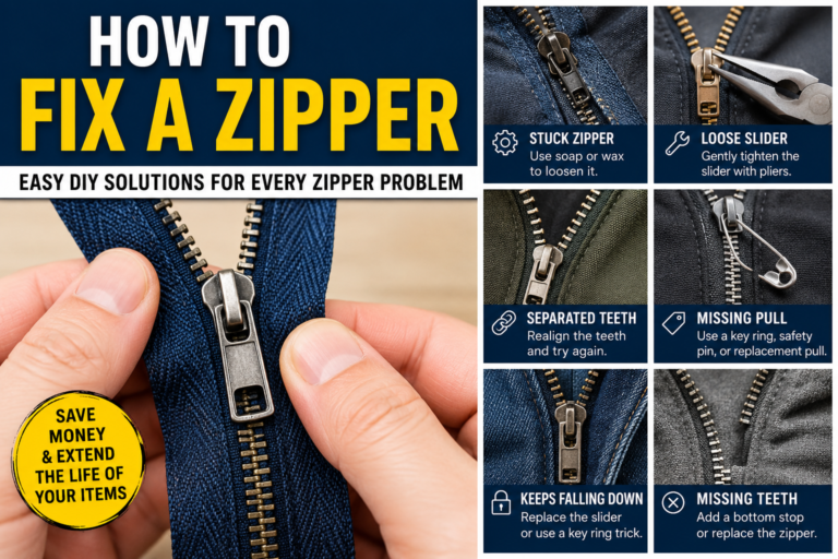 How to Fix a Zipper