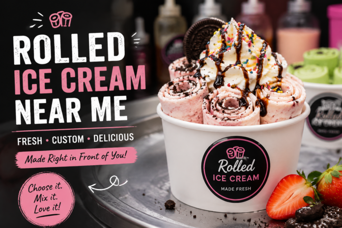 Rolled Ice Cream Near Me Rolled Ice Cream Near Me