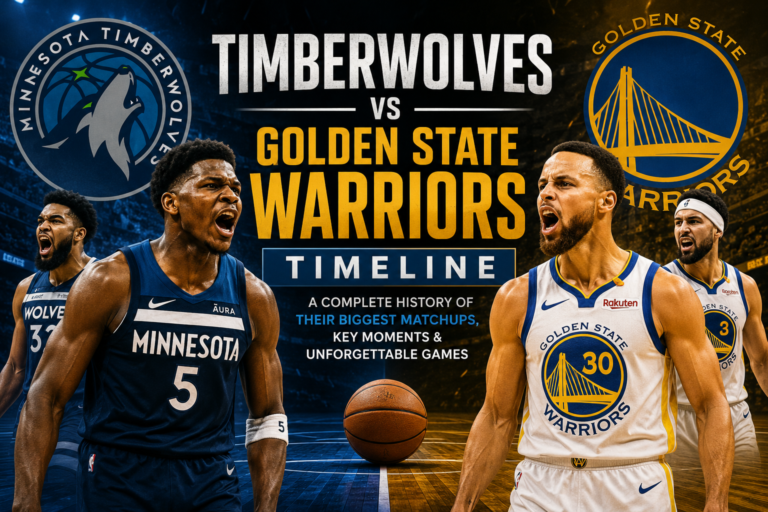 Timberwolves vs Golden State Warriors Timeline