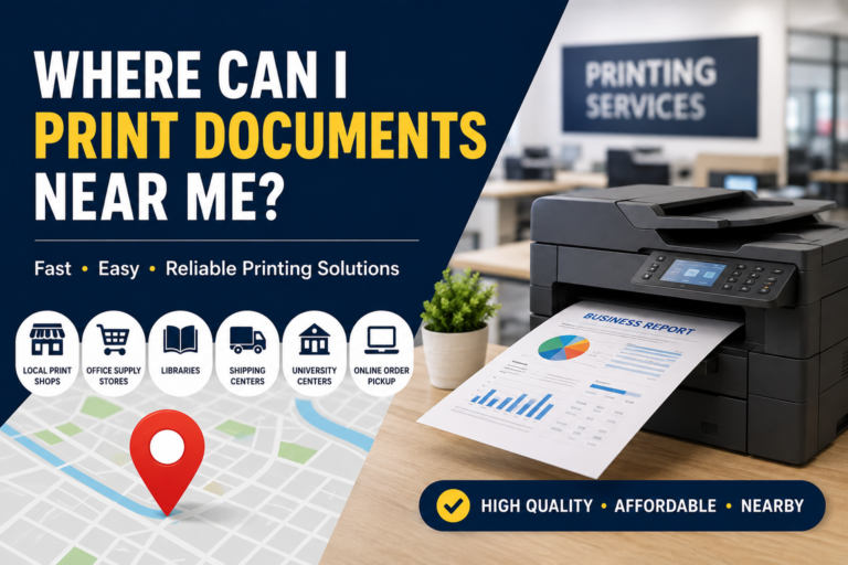 Where Can I Print Documents Near Me