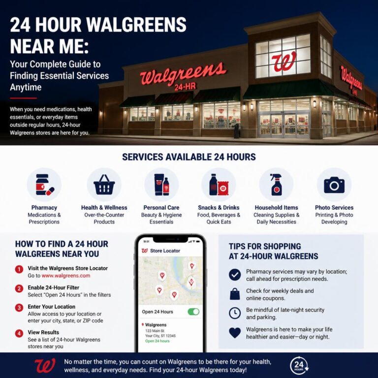 24 Hour Walgreens Near Me