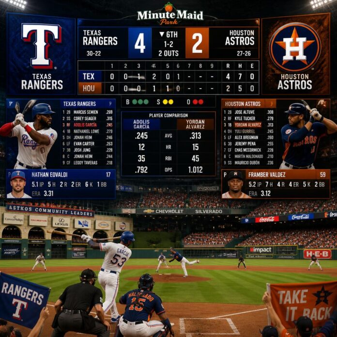 texas rangers vs houston astros match player stats texas rangers vs houston astros match player stats