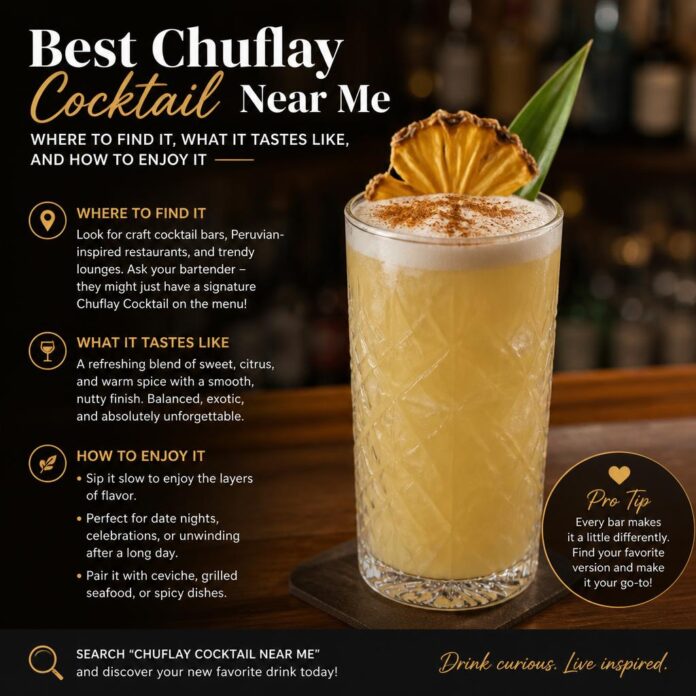 Best Chuflay Cocktail Near Me
