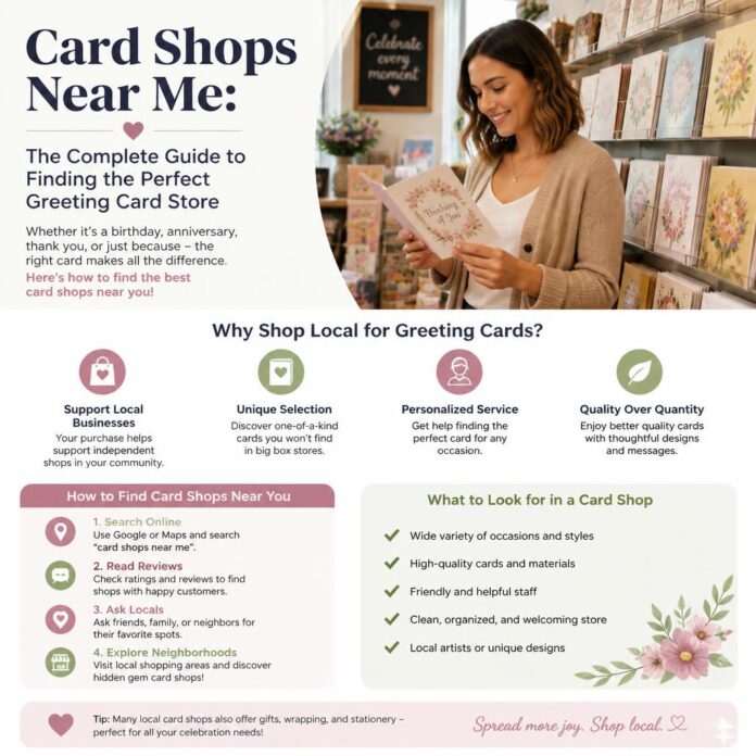 Card Shops Near Me