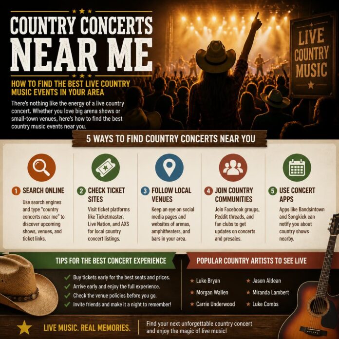 Country Concerts Near Me Country Concerts Near Me