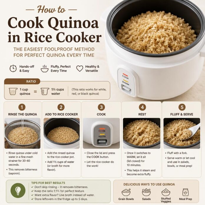How to Cook Quinoa in Rice Cooker