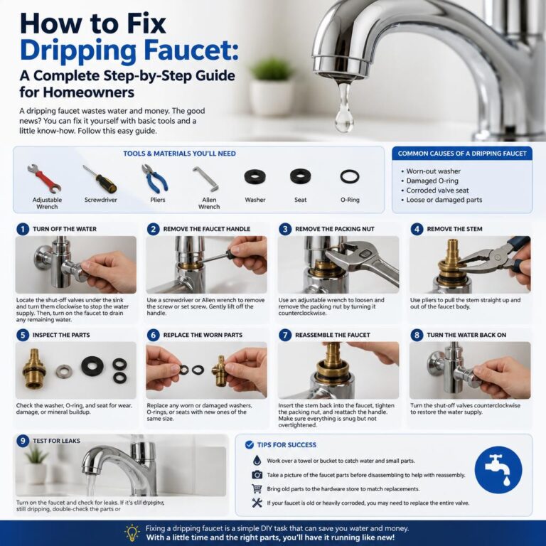 How to Fix Dripping Faucet