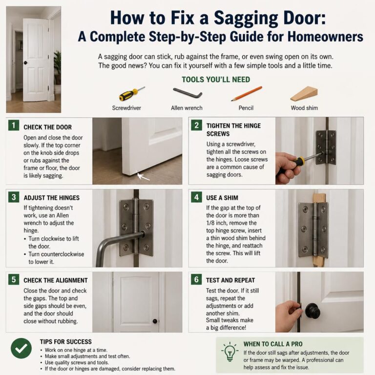 How to Fix a Sagging Door