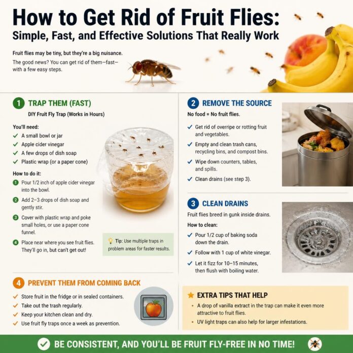 How to Get Rid of Fruit Flies How to Get Rid of Fruit Flies