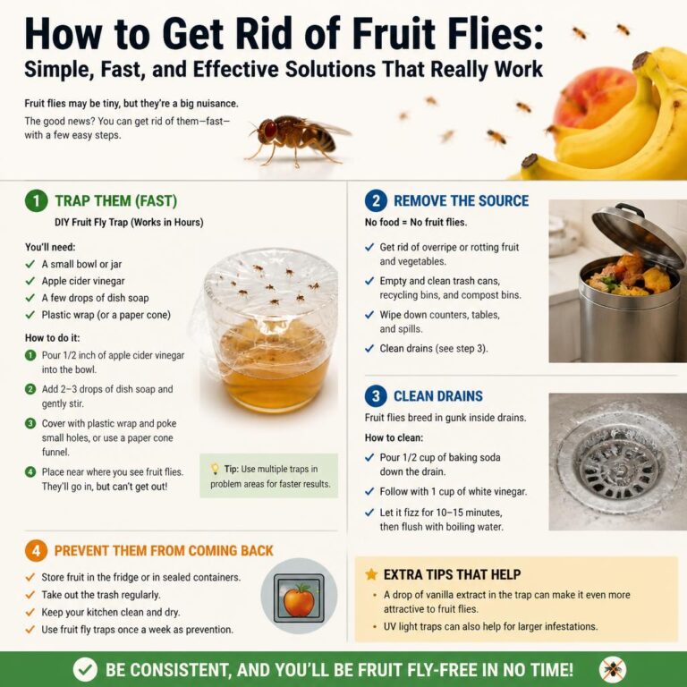 How to Get Rid of Fruit Flies