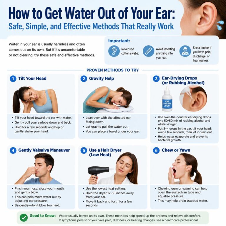 How to Get Water Out of Your Ear