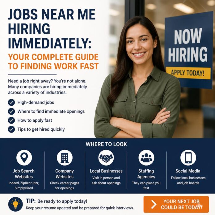 Jobs Near Me Hiring Immediately Jobs Near Me Hiring Immediately