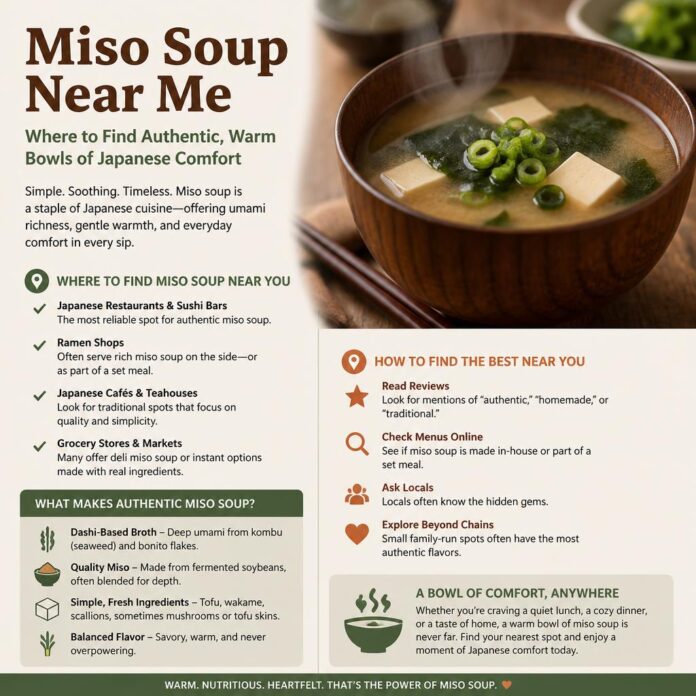 Miso Soup Near Me Miso Soup Near Me
