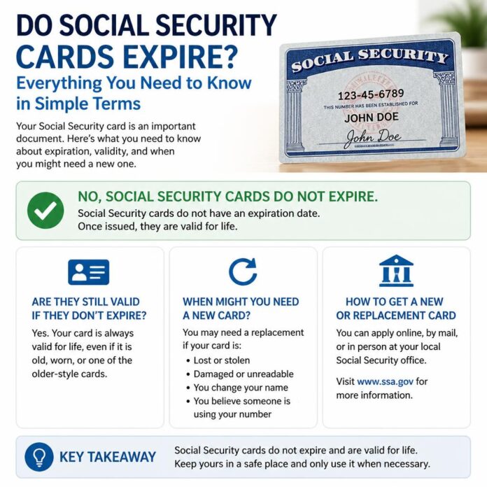 do social security cards expire do social security cards expire