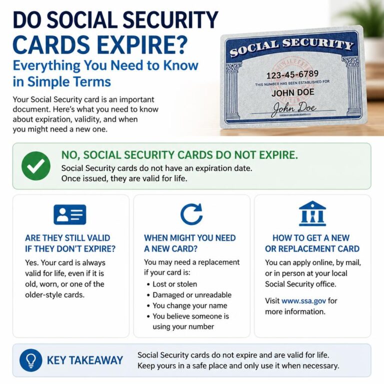 do social security cards expire