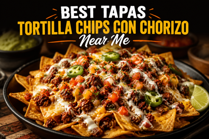 Best Tapas Tortilla Chips Con Chorizo Near Me Best Tapas Tortilla Chips Con Chorizo Near Me