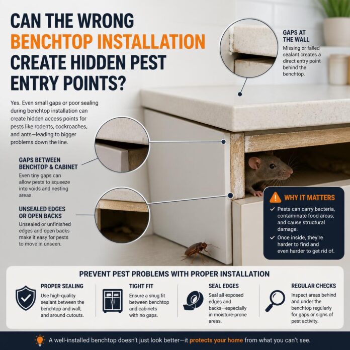Can the Wrong Benchtop Installation Create Hidden Pest Entry Points? Can the Wrong Benchtop Installation Create Hidden Pest Entry Points?