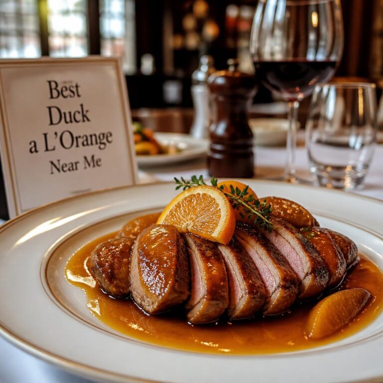 Best Duck a L’Orange Near Me
