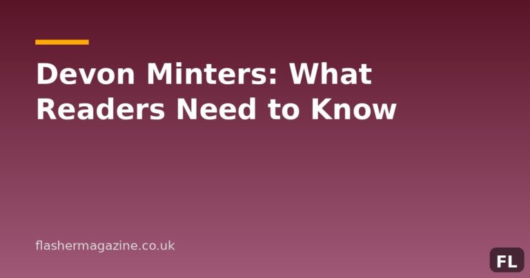 Devon Minters: What Readers Need to Know